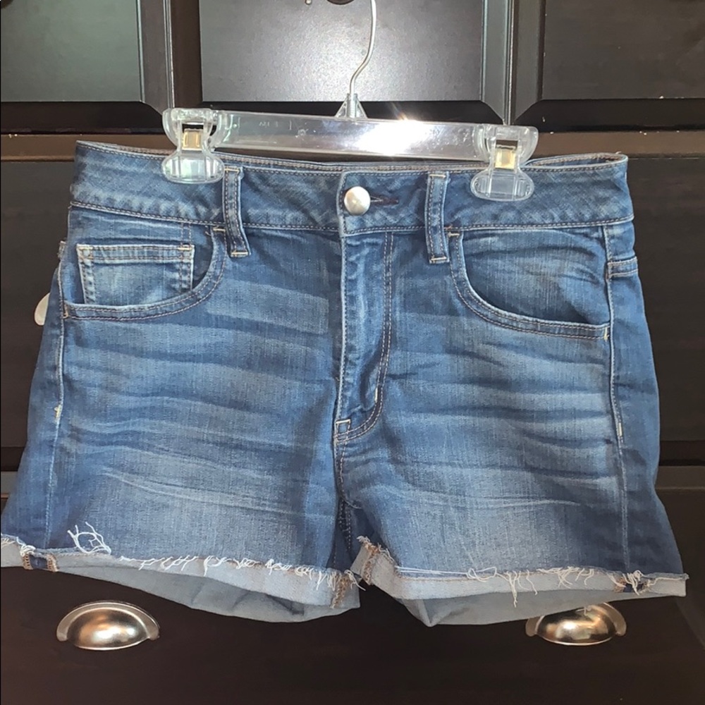 Denim shorts